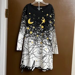 Desigual Arty T-shirt dress - size 8/10